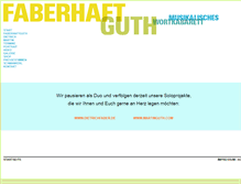 Tablet Screenshot of faberhaftguth.de